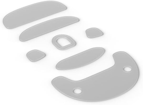 ENDGAME GEAR OP1 Replacement Mouse Skate Set, 7 Pieces, Includes Large and Small Skates, Sensor Skate Included, 100% PTFE, Milky White