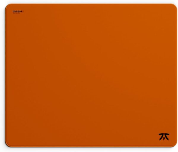 Fnatic MAX DASH2 L Pro Gaming Mouse Pad, Sunset Orange Textured Cloth Speed Surface, Water Resistant Coating, with Non-Slip PORON Foam Base and Micro-Knit Stitched Edges (Size 18.9" x 15.85" x 0.24")