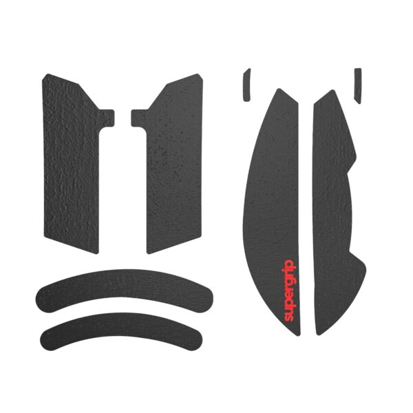 Pulsar Gaming Gears SUPERGRIP Griptape Set for Razer Viper V2 Pro Sweat Absorbing High Performance Anti Slip 3M Adhesive no Residue Mouse Grip Tape Ultra-Thin 0.5mm (0.02in)