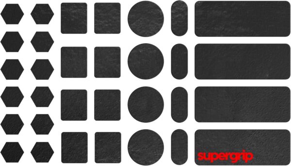 Pulsar Gaming Gears SUPERGRIP Pre-Cut 1 Universal Griptape Pre-Laminated Sweat Absorbing High Performance Universal Anti Slip Mouse Grip Tape Ultra-Thin 0.5mm (0.02in)
