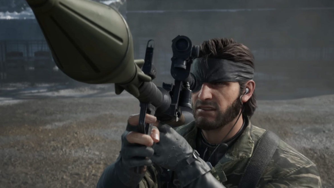 metal gear solid delta snake with a rpg