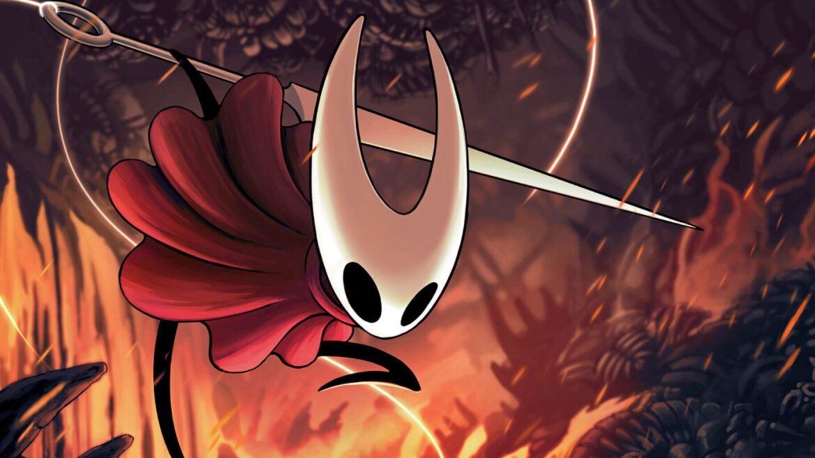 Hollow Knight: Silksong — Hornet, the heroine of the Hollow Knight sequel, leaping into action.