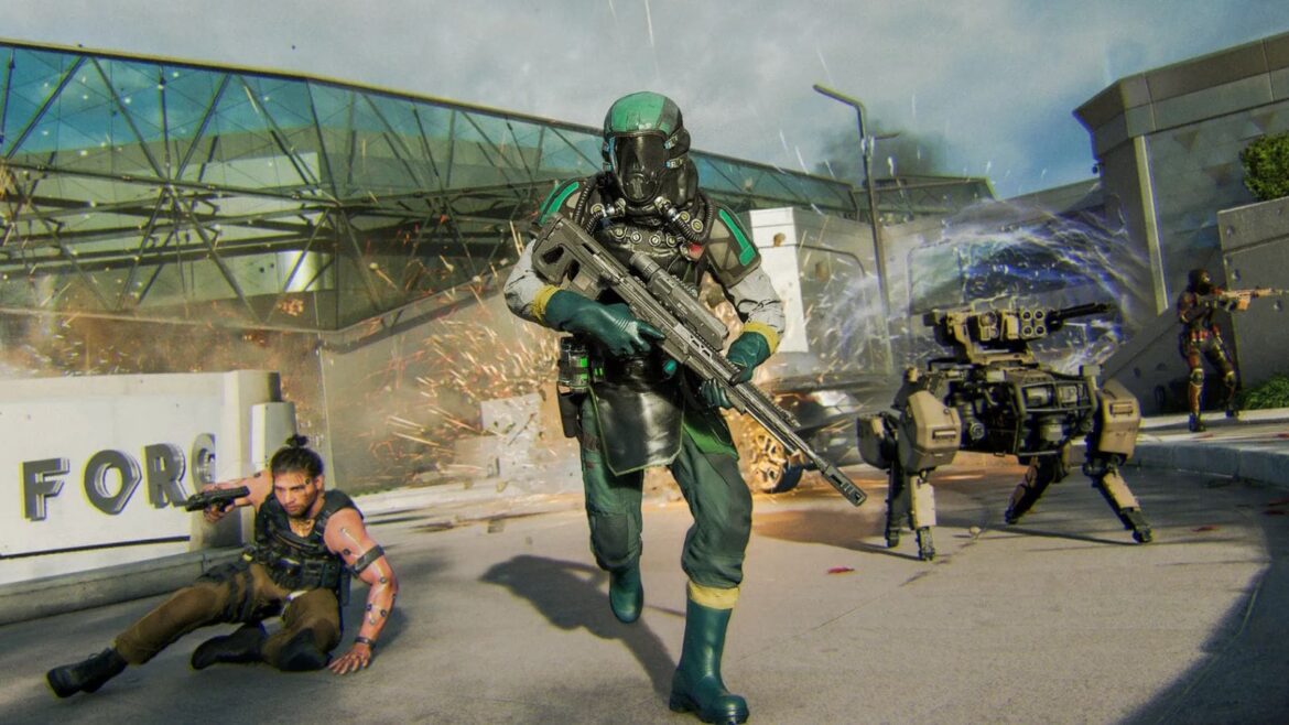 Operators and DAWG scorestreak in action in Black Ops 7 Multiplayer.