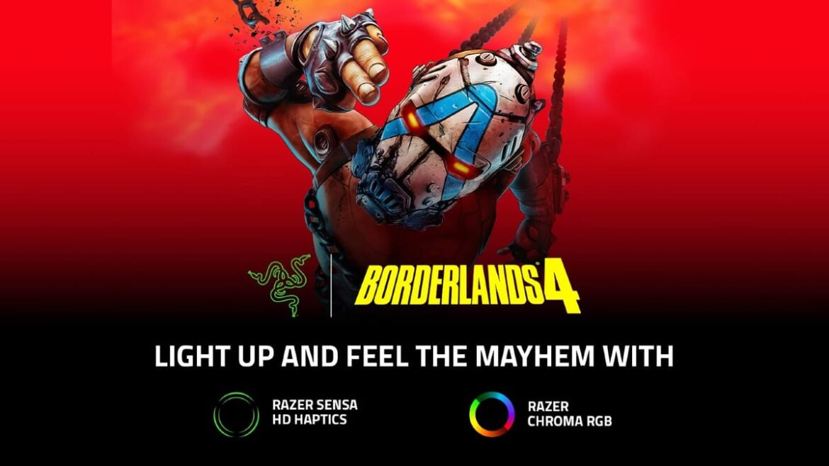Borderlands 4 adds Razer Sensa HD haptics and Chroma RGB to its arsenal