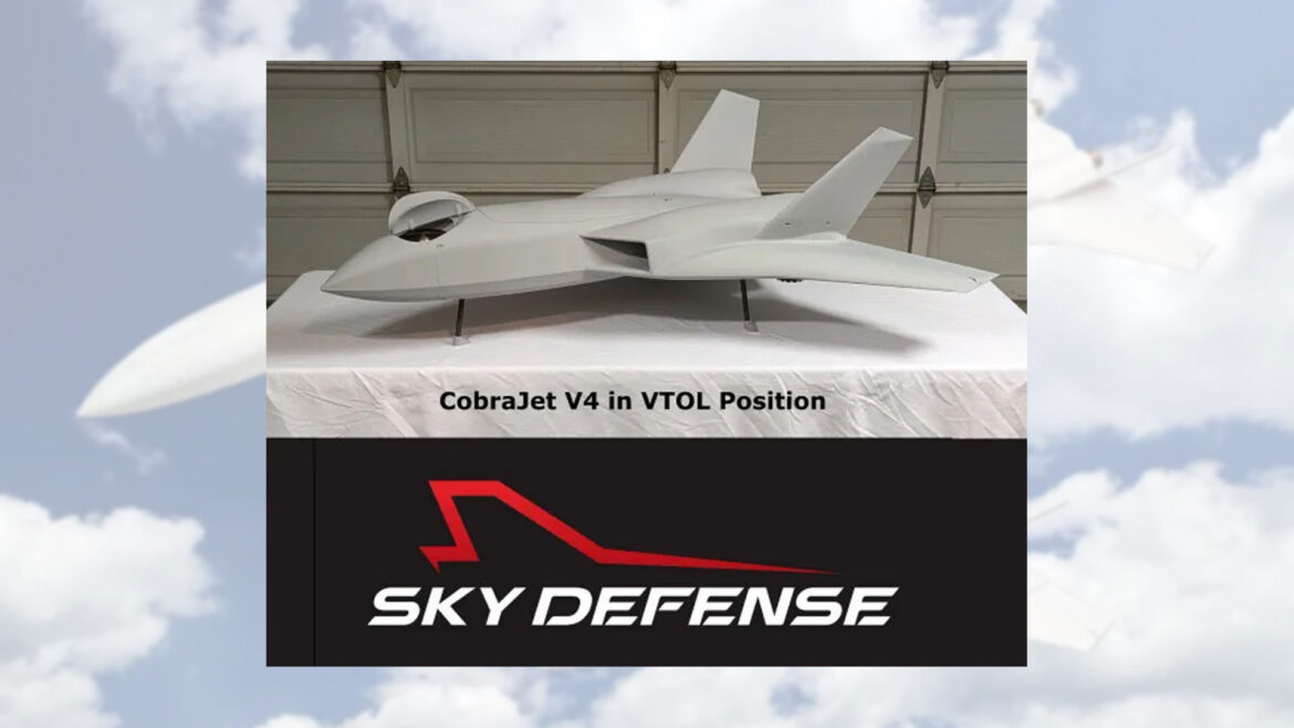 SkyDefense CobraJet C-UAS fighter drone and interceptor