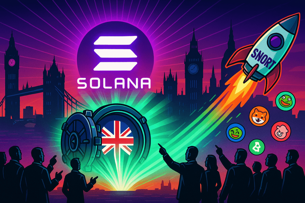 Investors Watch $SNORT as First UK Solana Treasury Is Announced