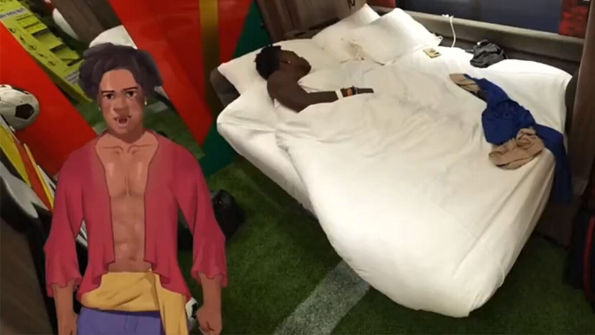 IShowSpeed smiles after reaching 1M followers on Twitch.