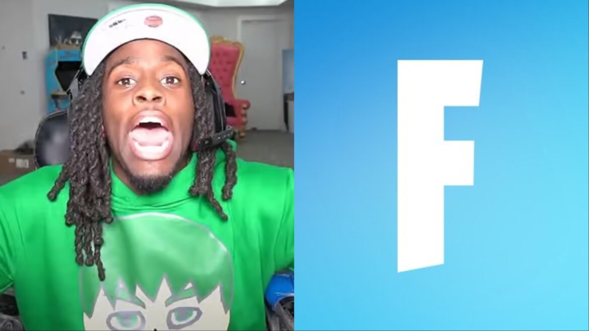 Solo Leveling's main character Sung Jinwoo with a Fortnite background.