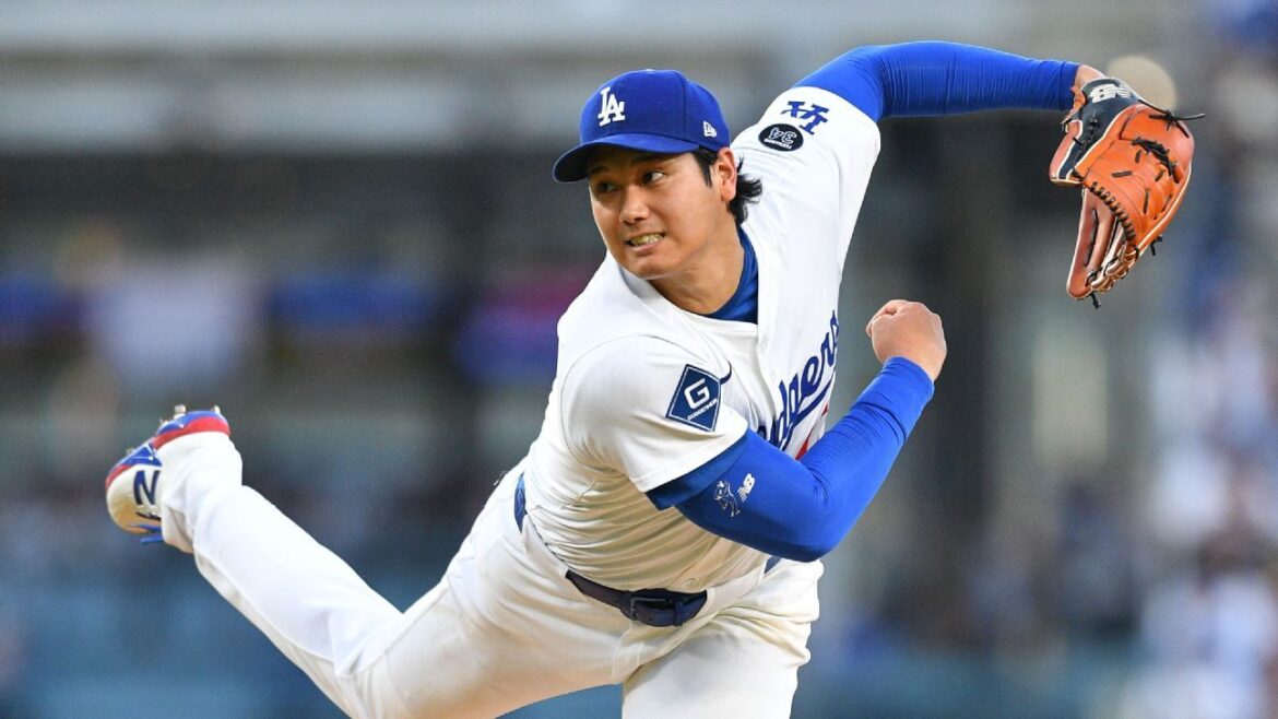 Ohtani takes big leap, earns first win of season for Dodgers