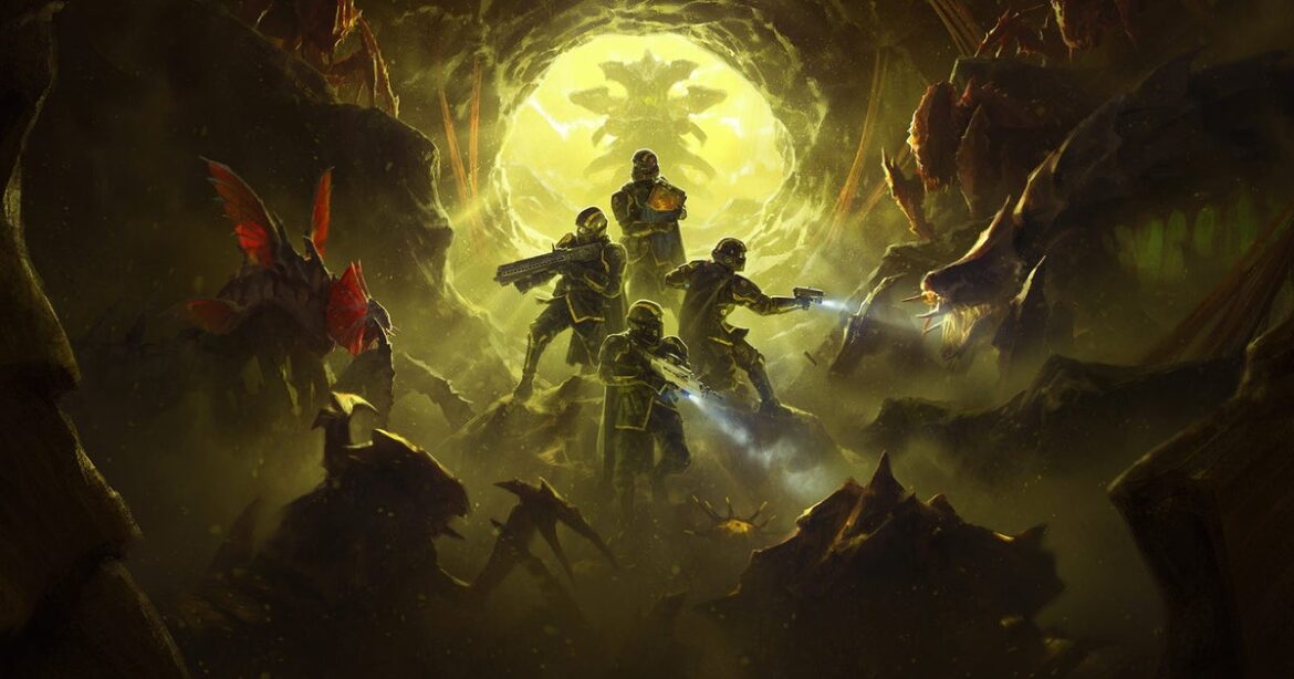 Out very soon, Helldivers 2's giant Terminid caving update is a feast of nods to Aliens and Dune, plus dragons