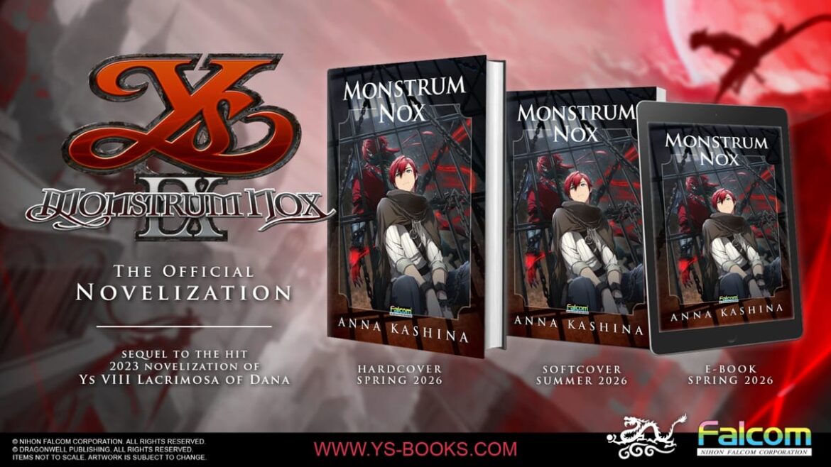 The curse returns in a novelization of Ys IX: Monstrum Nox