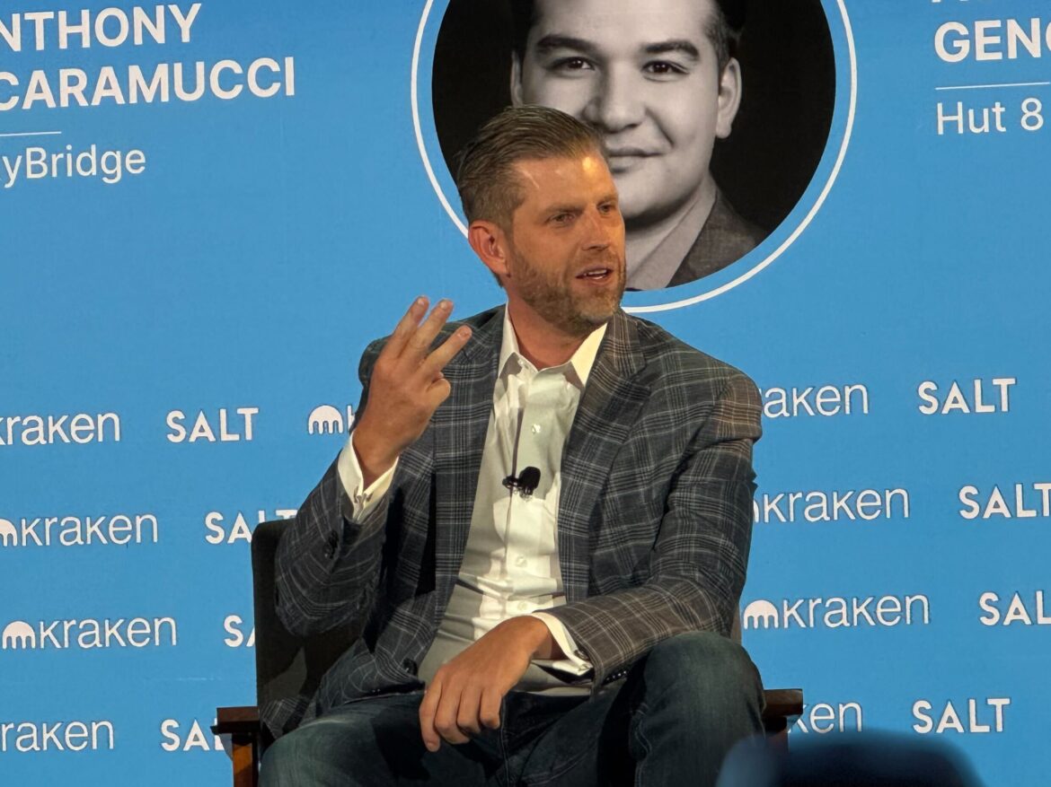 There’s ‘No Question In The World’ Bitcoin Will Be Worth $1M: Eric Trump