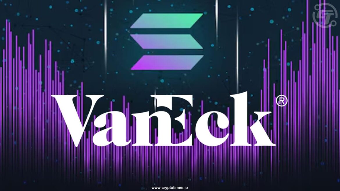 Vaneck Files First Jitosol Liquid Staking Etf In U.s.