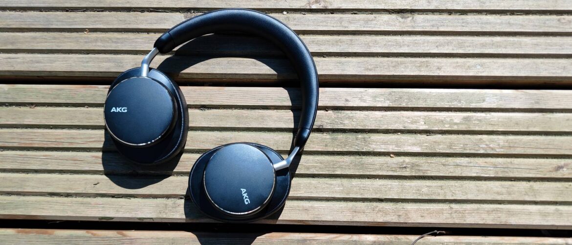 The AKG N9 on a wooden floor.