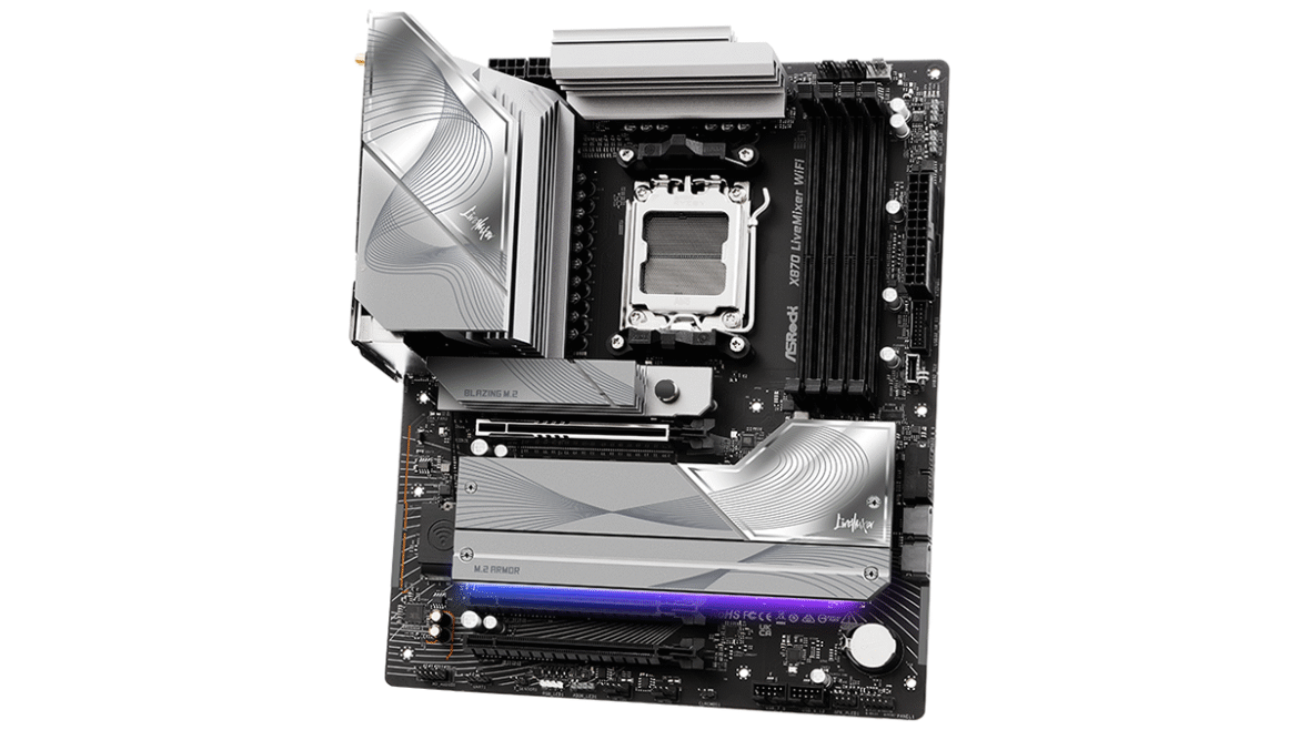 ASRock X870 LiveMixer WiFi motherboard