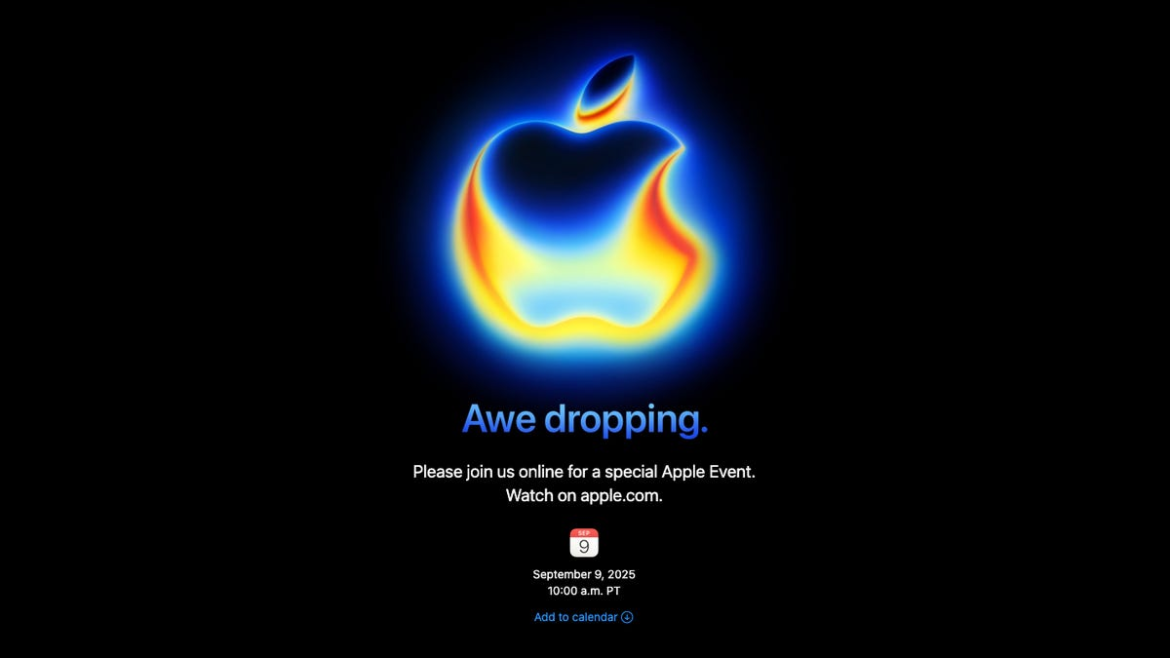 Apple event invite 2025