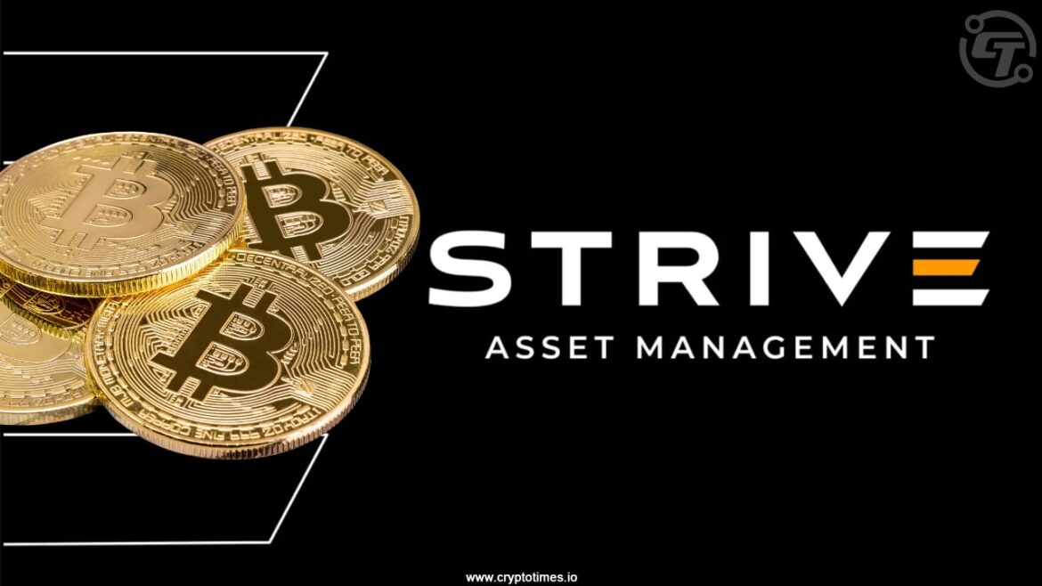 Asset Entities Merges With Strive To Launch $1.5B Bitcoin Treasury Plan