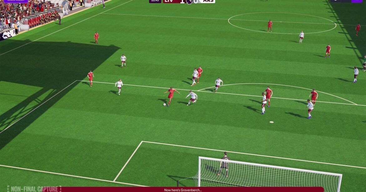 At last, our first look at Football Manager 26's flashy new match engine is here, and it's a bit like classic FIFA