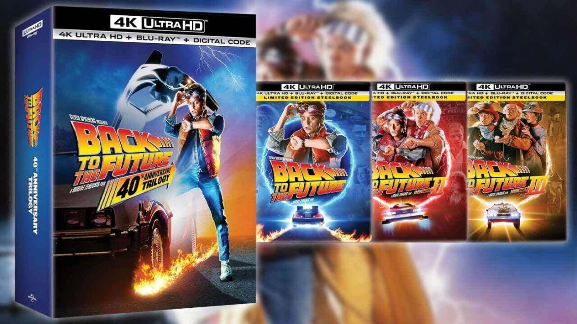 Back To The Future Trilogy 4K Steelbook Preorders Restocked At Amazon