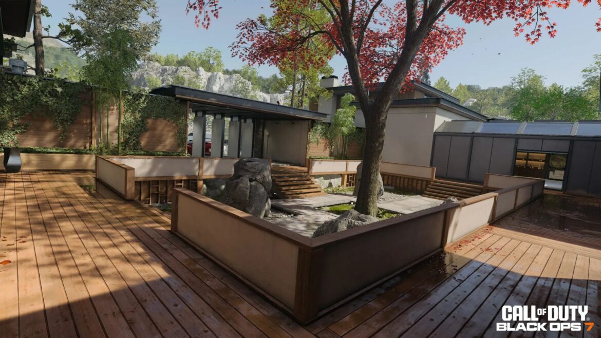 Black Ops 7 logo over screenshot from trailer