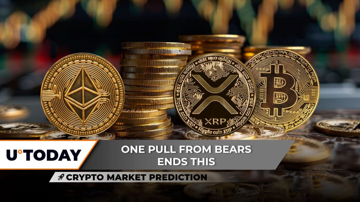 Crypto Market Prediction: XRP to Try $5 Jump, Ethereum (ETH) Begins $5,000 Journey, Bitcoin (BTC) to Stop Before $115,000?