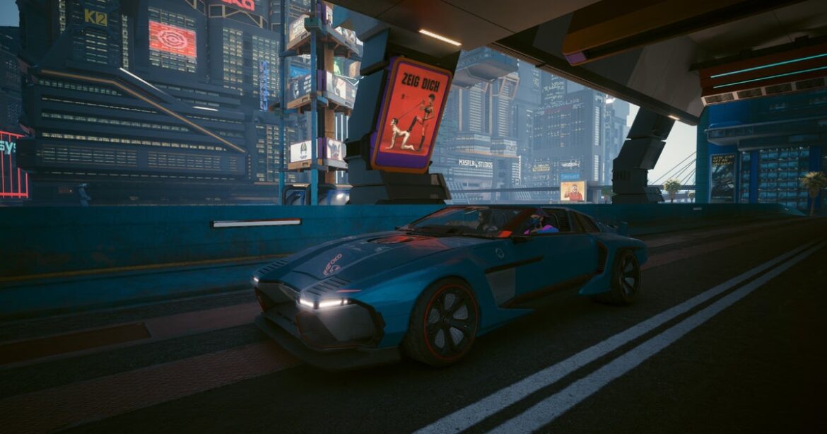Cyberpunk 2077's latest patch disengages autodrive's sticky handbrake and gives it a pass to run every red light