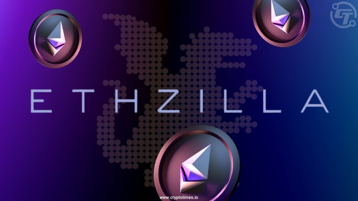Ethzilla Plans To Raise $350M To Boost Eth Reserve
