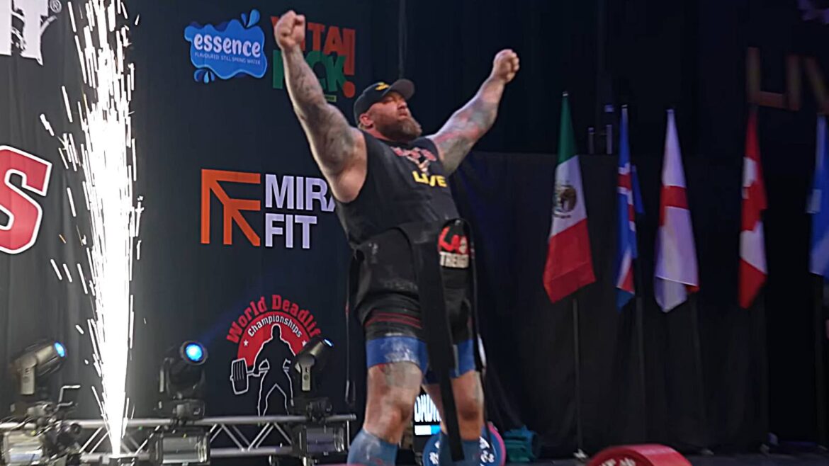 Game of Thrones’ The Mountain smashes deadlift world record again norme standing still