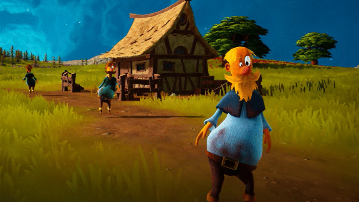 Humus walking around