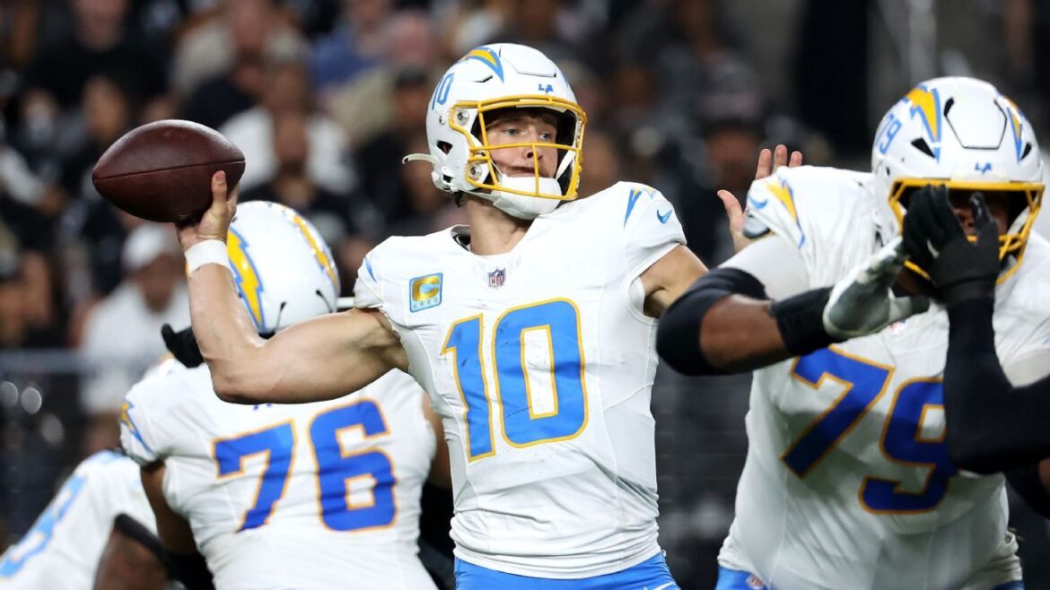 Justin Herbert controls game in Chargers' win over Raiders