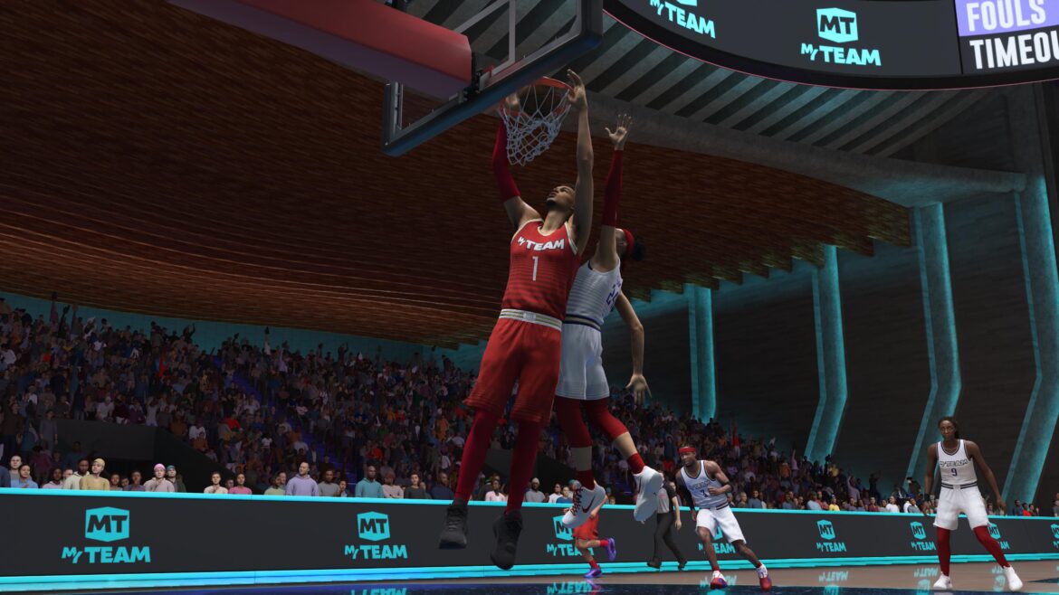 Screenshots from 2K sports game NBA 2K26