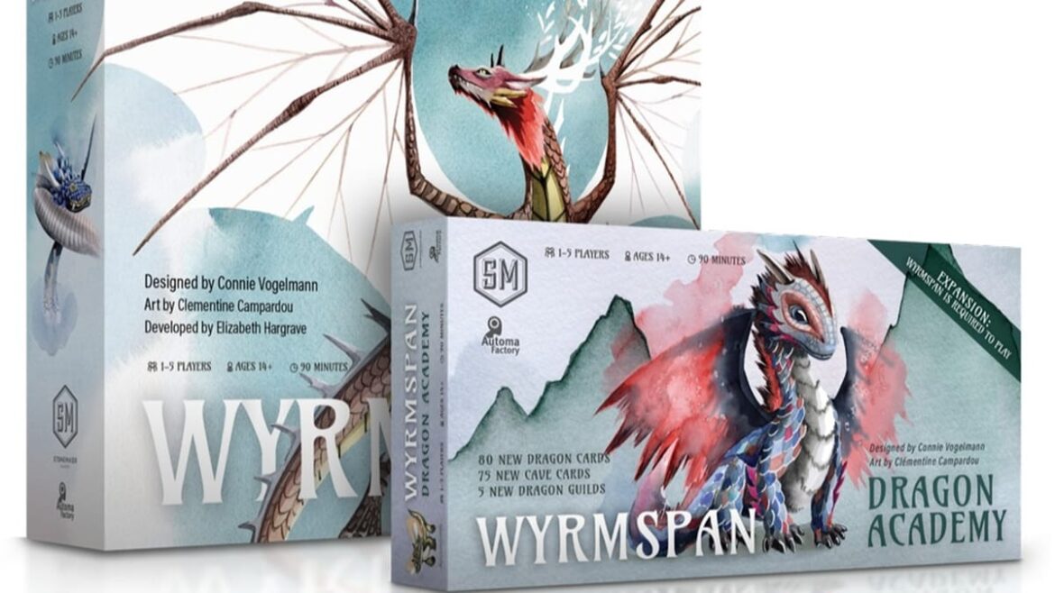 New titles from Stonemaier Games include Wyrmspan expansion