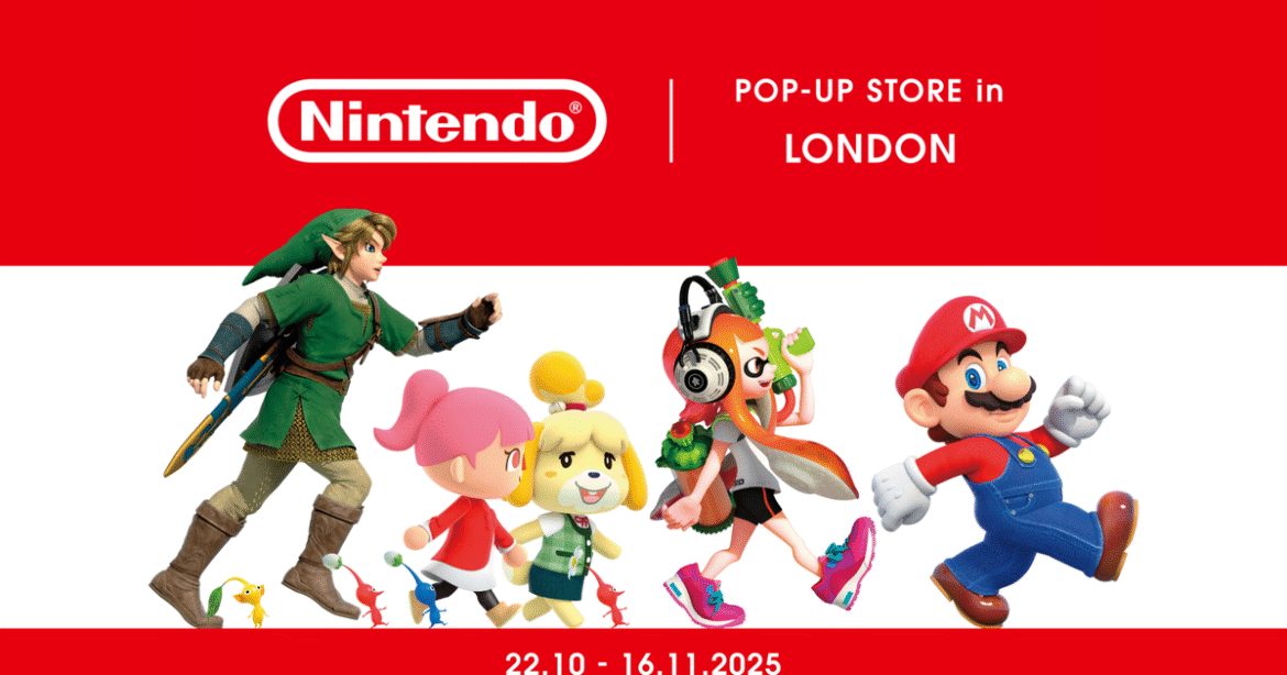 Nintendo's first-ever UK pop-up store is coming to London so you can buy merchandise typically only available in Japan