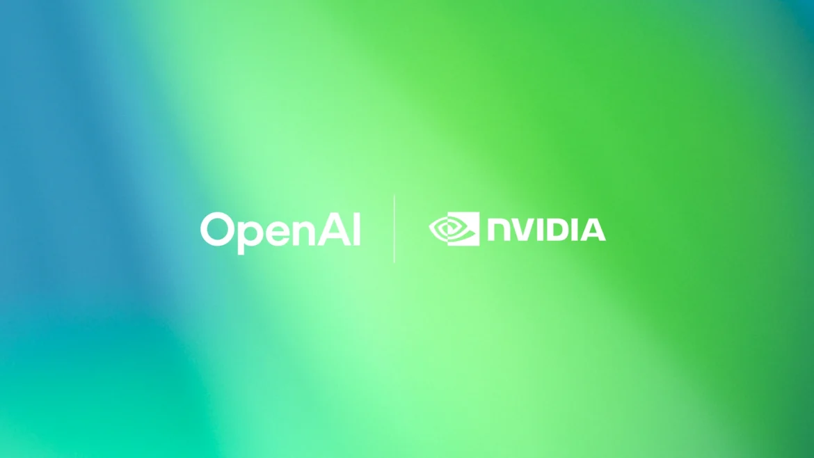 Open AI and Nvidia logos