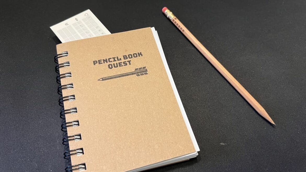 Pencil Book Quest looks to hit the target with a solo, portable, tactile adventure.