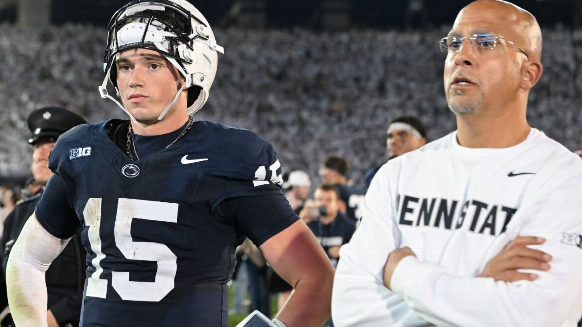 Penn State falls to 4-21 under Franklins vs. Top Ten teams