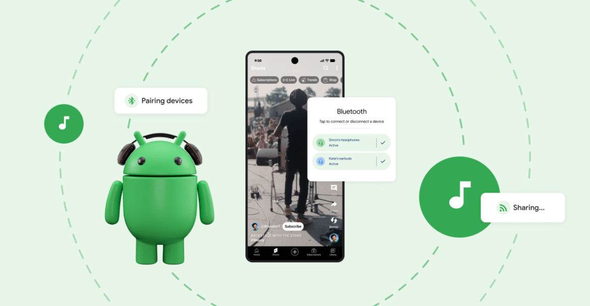 Pixel phones can now stream music for you and a friend at the same time