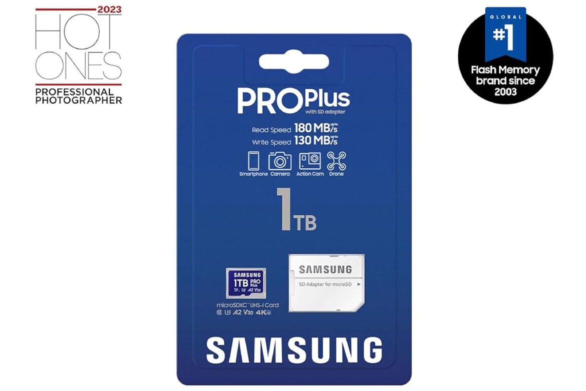 Samsung Pro Plus Microsd Memory Card + Adapter, 1tb Microsdxc