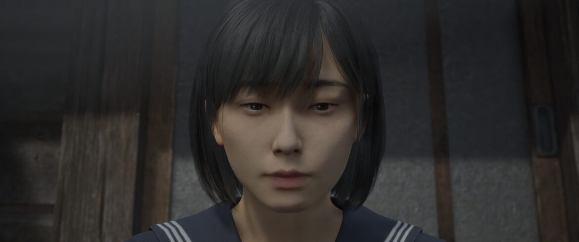Close of up main protagonist Hinako from Silent Hill f