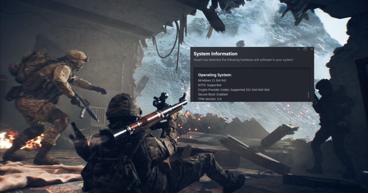 Steam's latest beta lets you easily check if you have Secure Boot enabled before firing up Battlefield 6 or Call of Duty