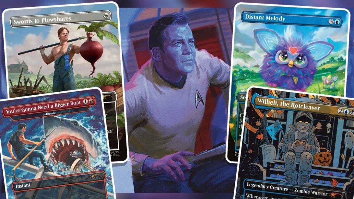 Kirk looks at MTG Secret Lair drops in shock.