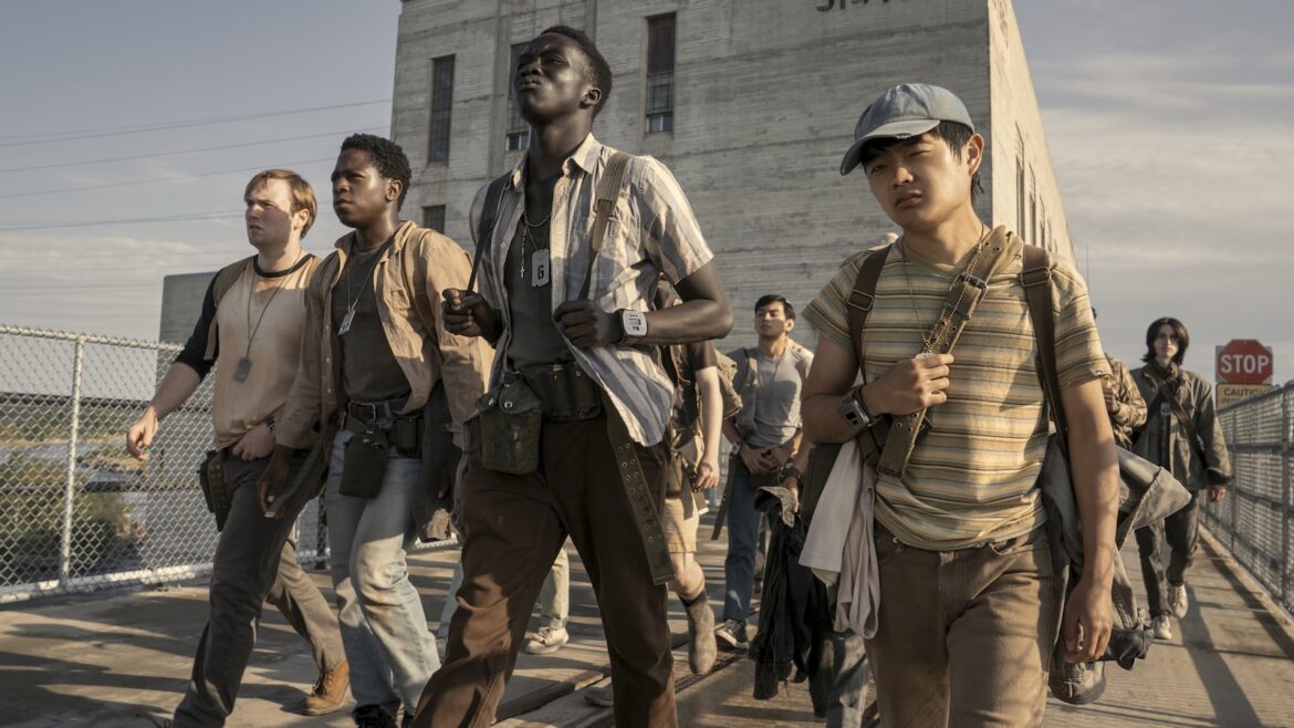 Leonardo DiCaprio holding a gun in One Battle After Another.