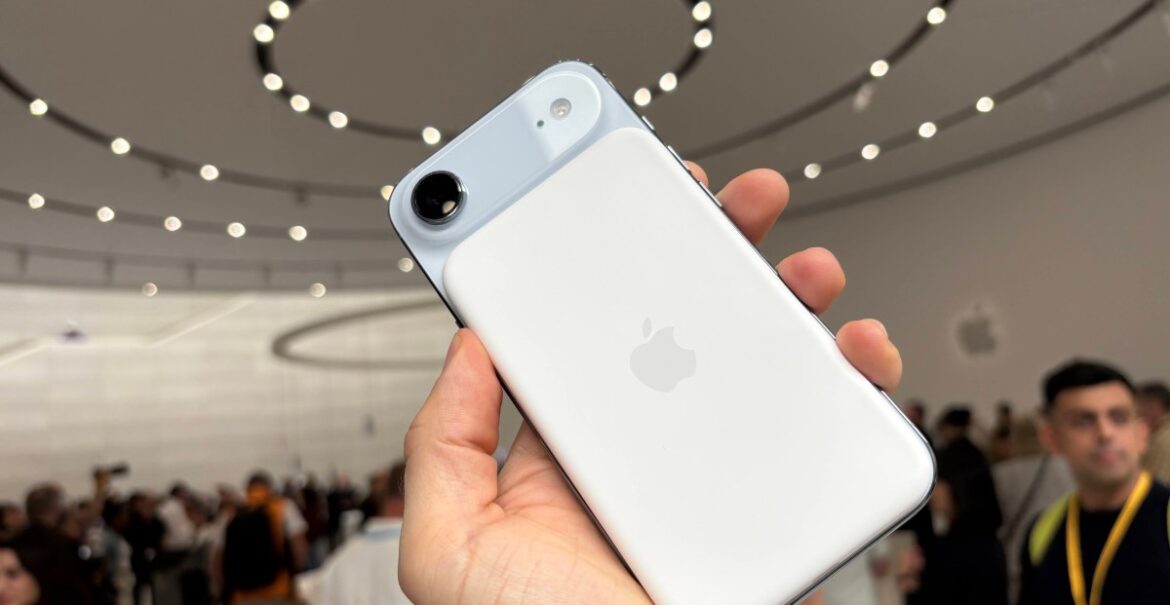 The iPhone Air’s battery pack is slim, but not as slim as the iPhone Air