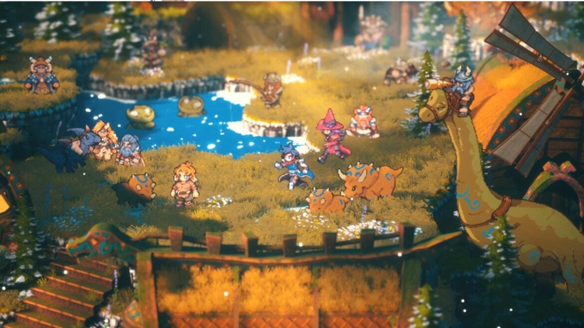 Threads Of Time screenshot shows off its pixel art.