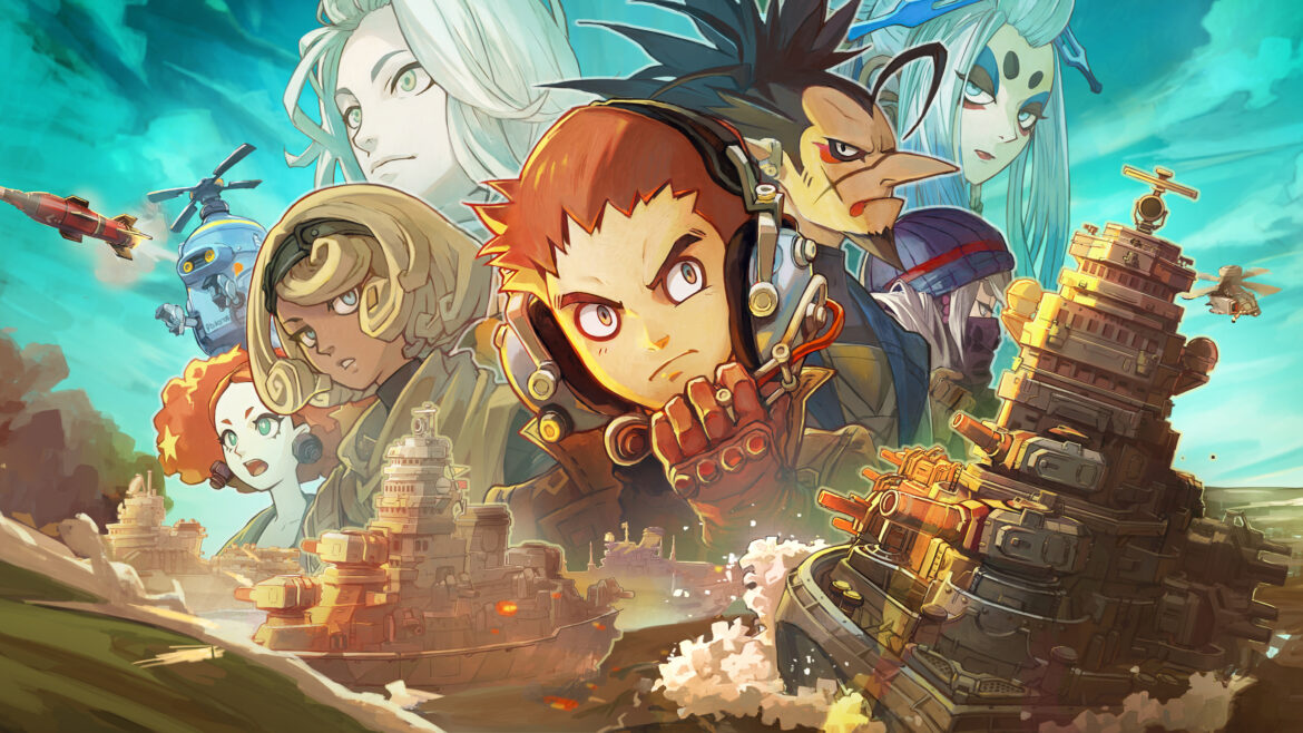 Commanders oversee battleships as they cross the waves