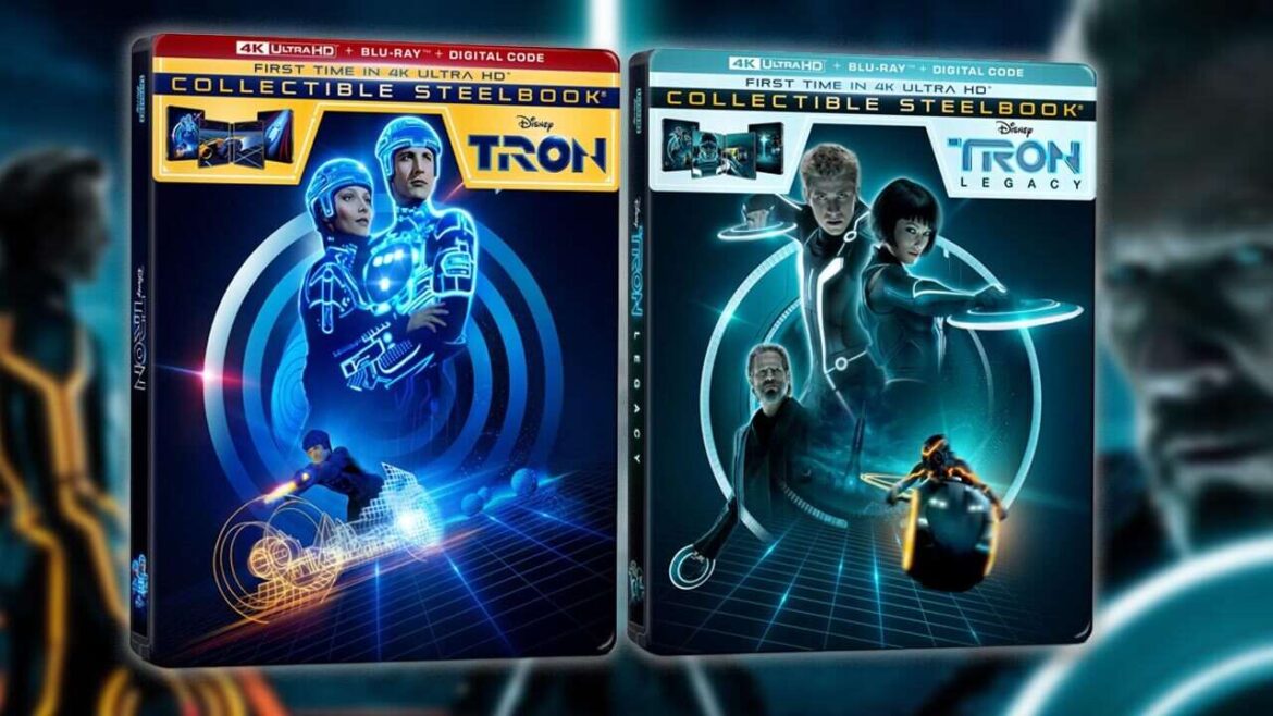 Tron Movies Land On 4K Blu-Ray For The First Time Tron Movies Land On 4K Blu-Ray For The First Time With Collectible Steelbooks