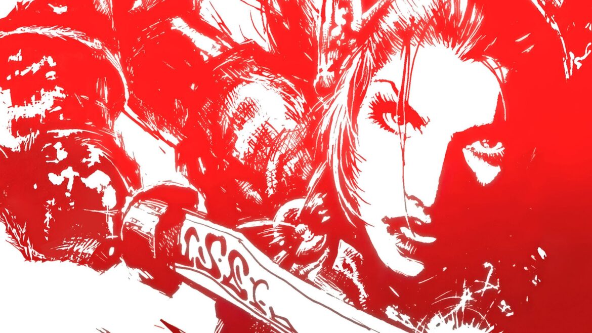 We may never see PS2 classic The Lord of the Zhai the half-drow holding a dagger, rendered in red on white