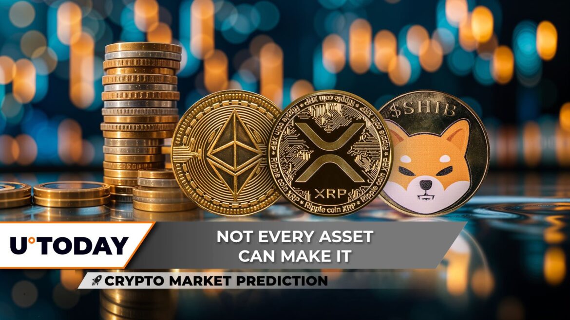 Crypto Market Prediction: Ethereum (ETH): Catastrophic Scenario? XRP Starts $4 Path, Shiba Inu (SHIB): $0.000013 Not Reached