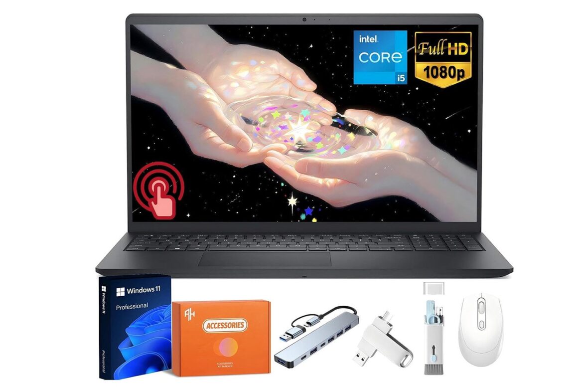 This 5-Star Dell Laptop Bundle (64GB RAM, 2TB SSD) Sees Dell Laptop Inspiron 15 Touchscreen, 15.6 Fhd